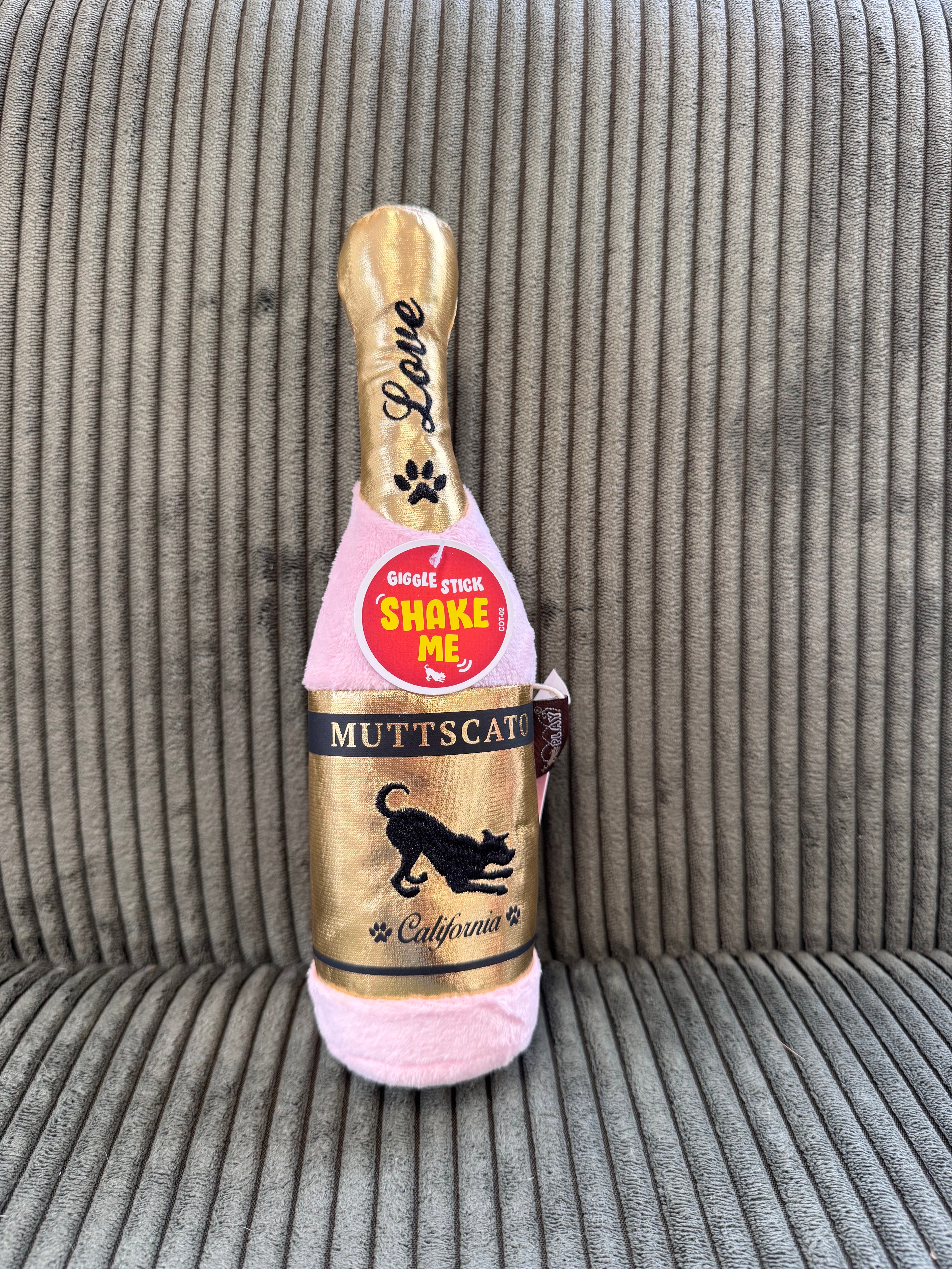 PELUCHE - BOUTEILLE DE MOUSSEUX