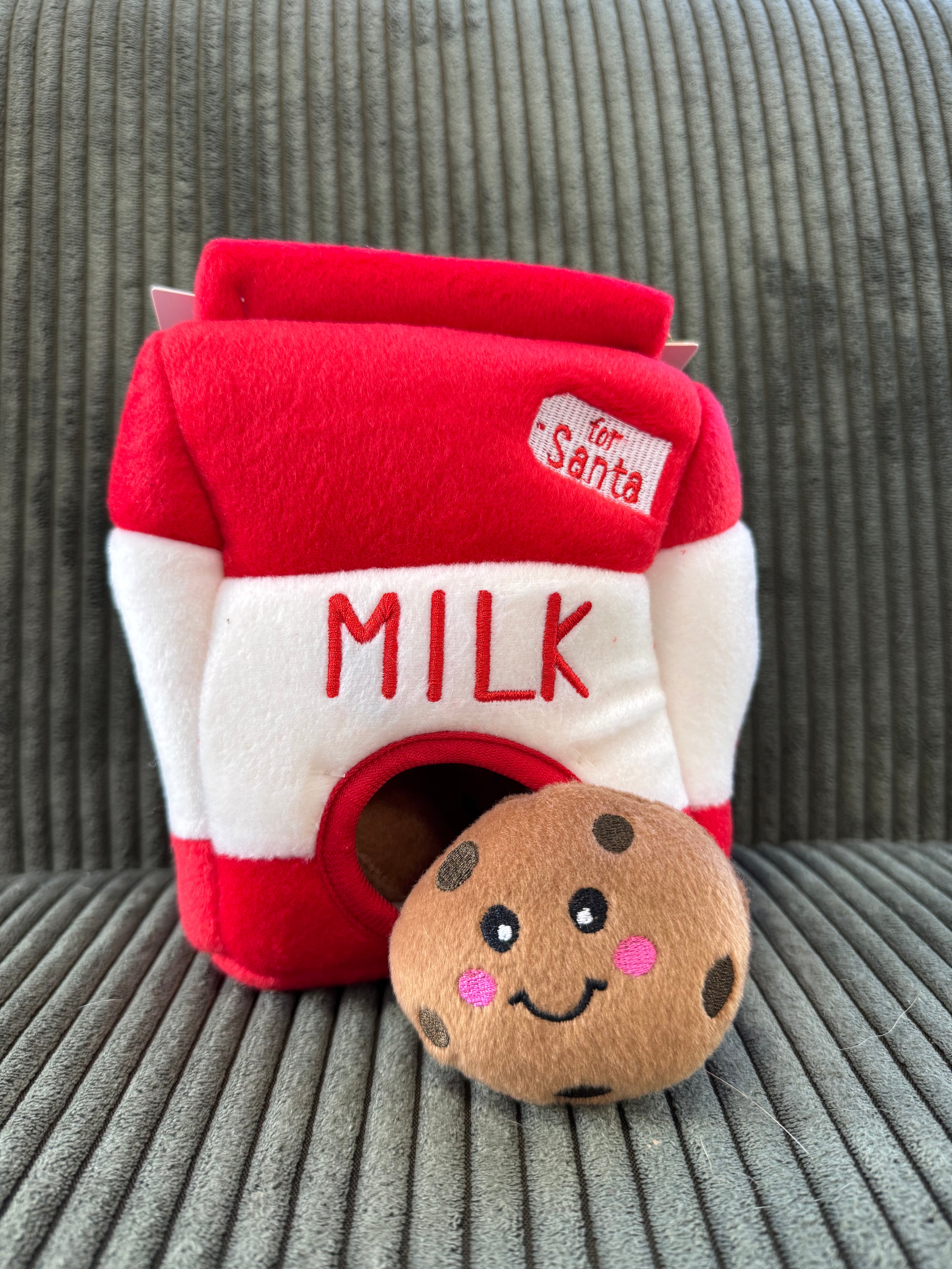 PELUCHE - BOITE DE LAIT COOKIE NOEL