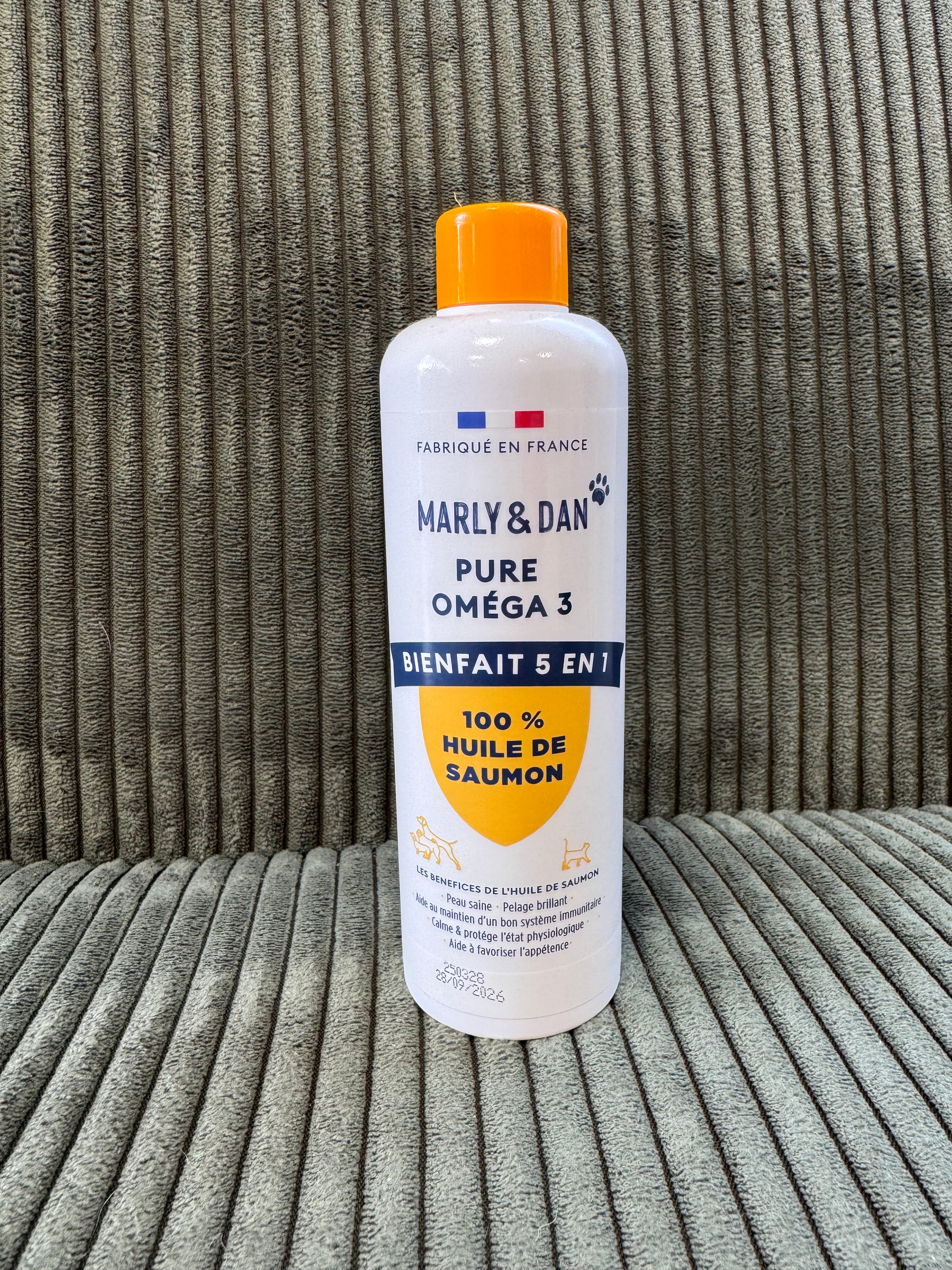 HUILE DE SAUMON CHIEN ET CHAT