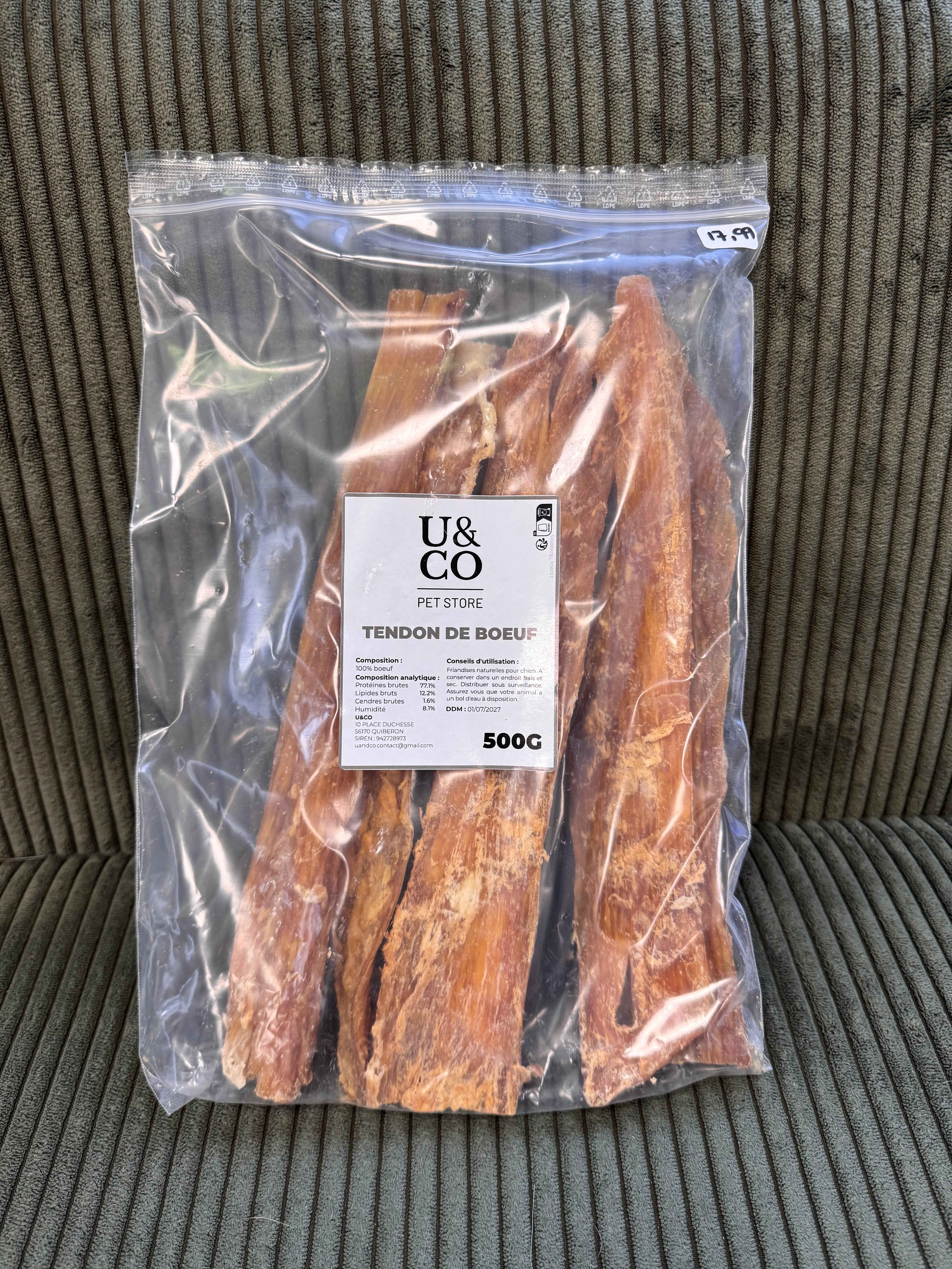 MASTICATION - TENDON DE COU DE BOEUF