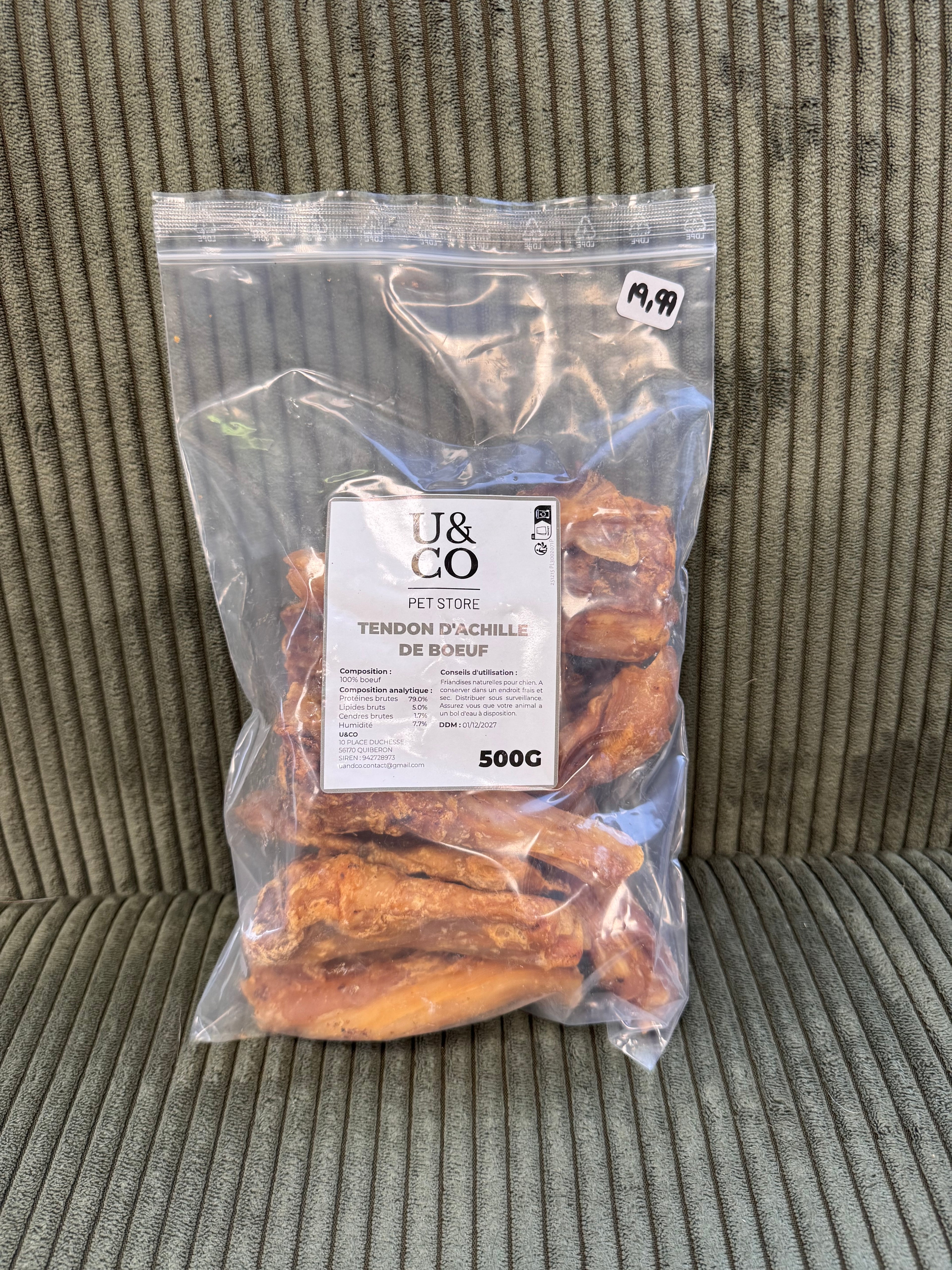 MASTICATION - TENDON D'ACHILLE DE BOEUF