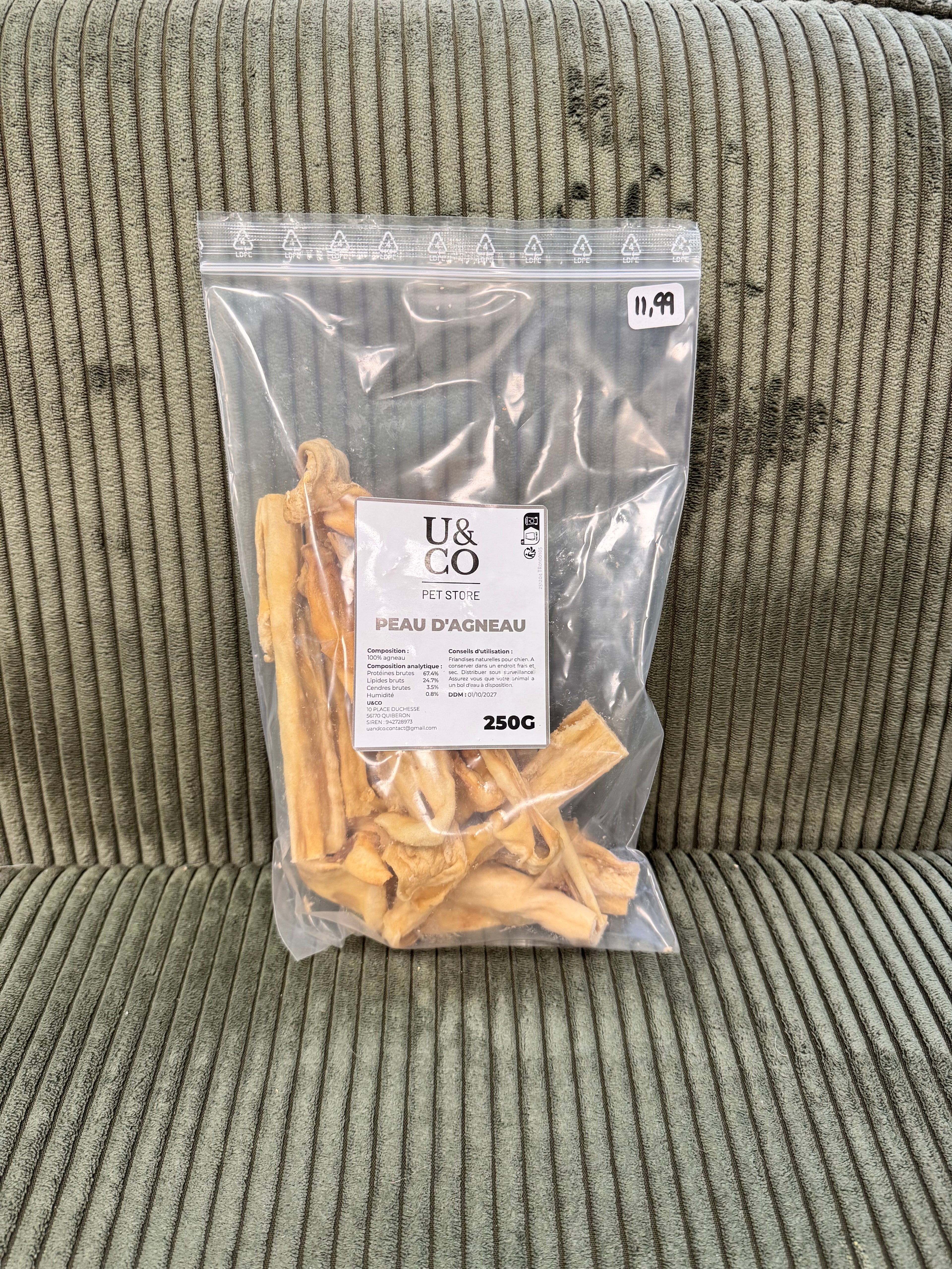 MASTICATION - PEAU D'AGNEAU