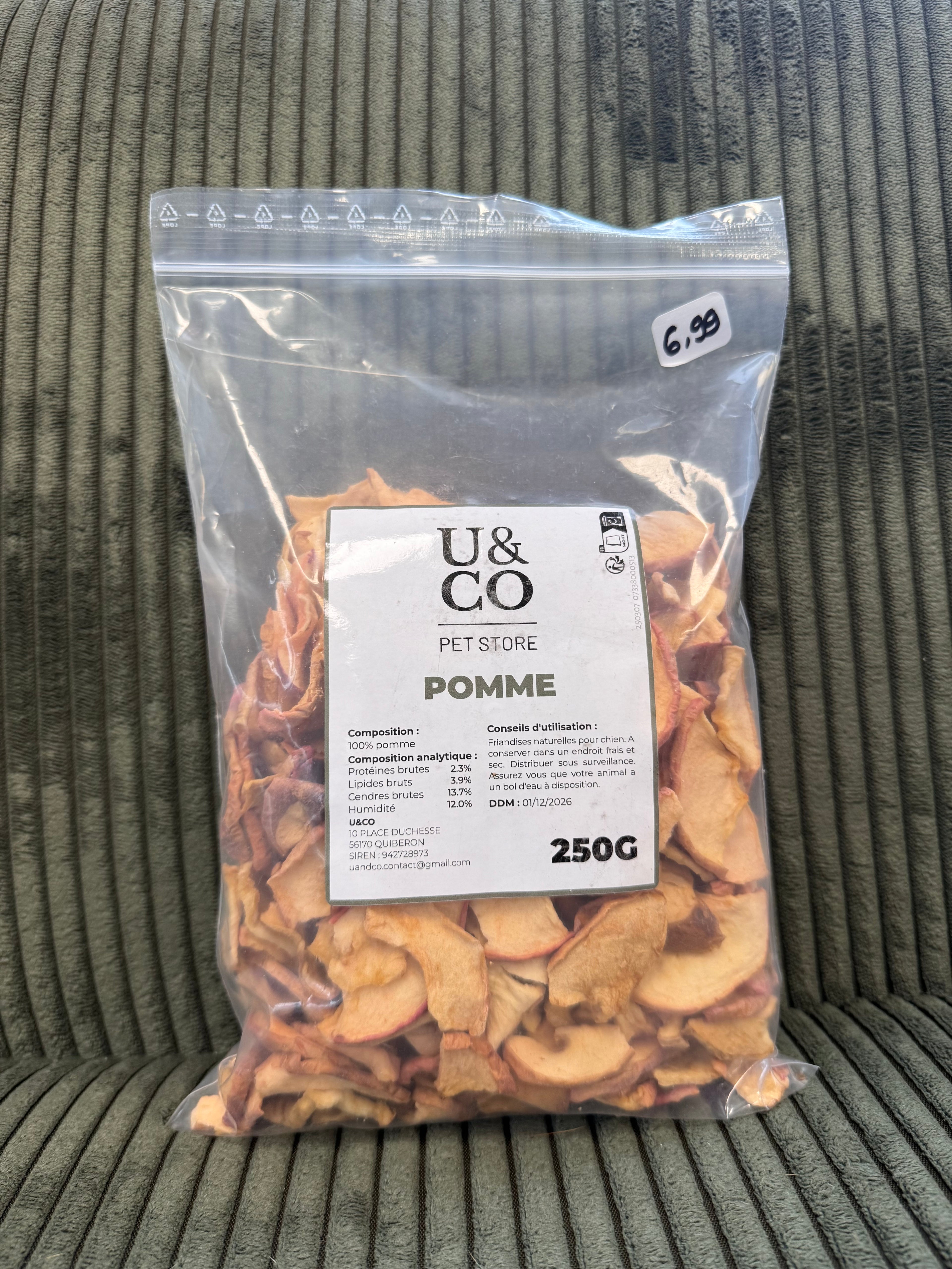 FRIANDISES POMME SECHEE