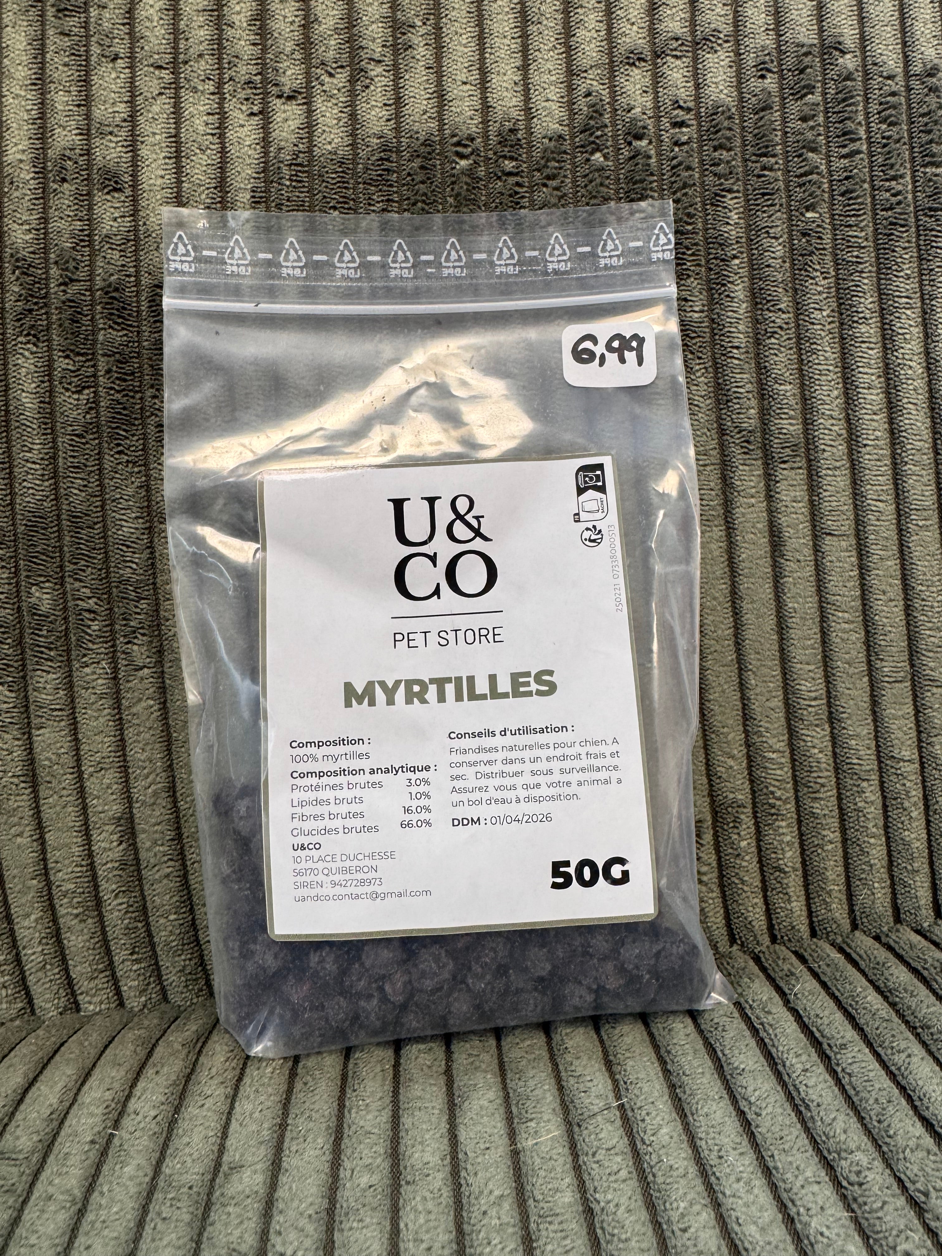 FRIANDISES MYRTILLES