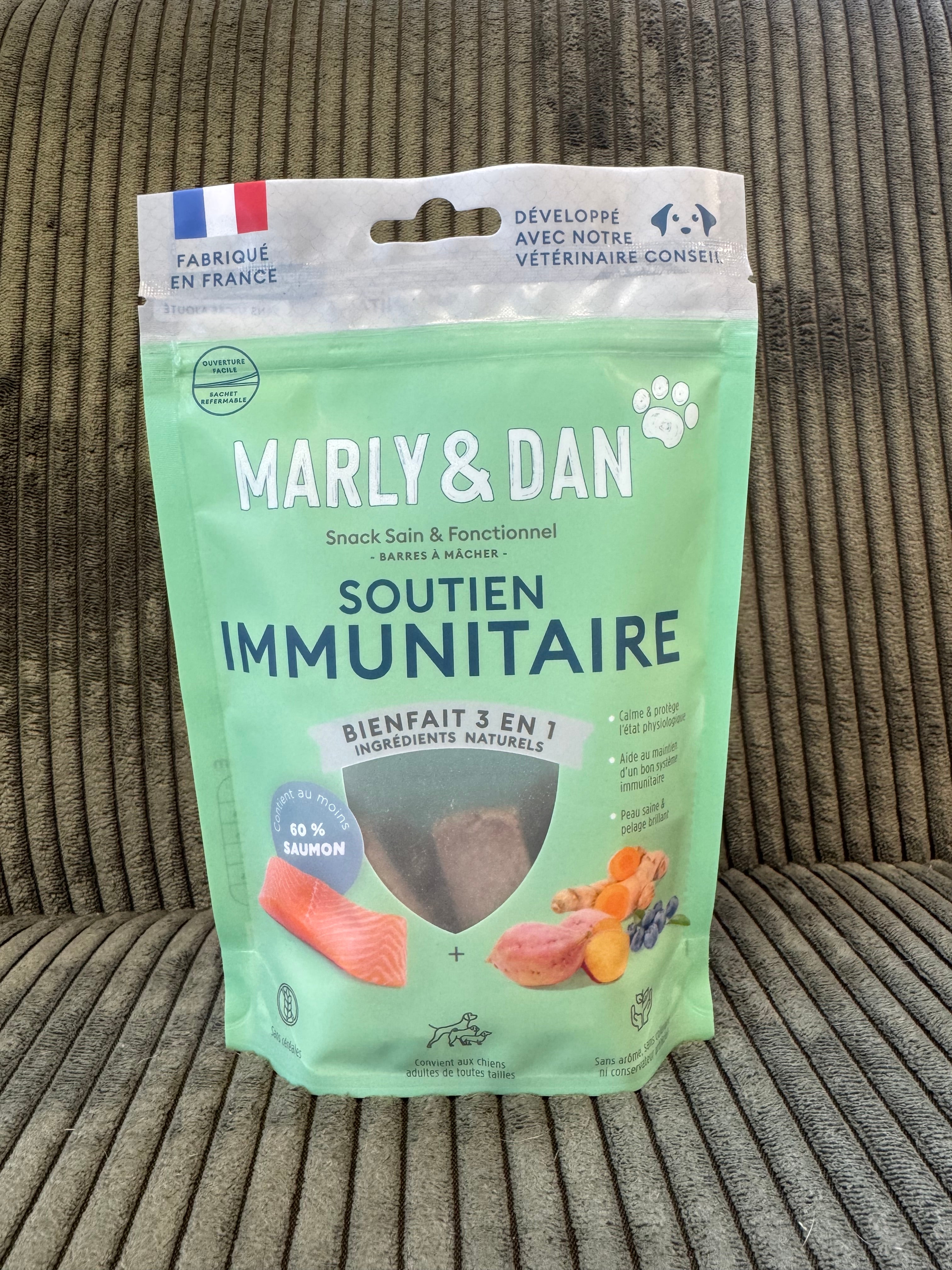 BARRE A MACHER IMMUNITE MARLY & DAN